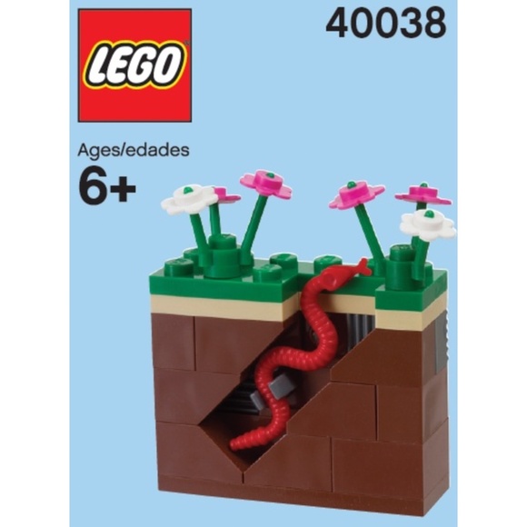 Lego Other - LEGO 40038 WORM & EARTH Monthly Build (29 Pcs) Polybag 2012 - NEW